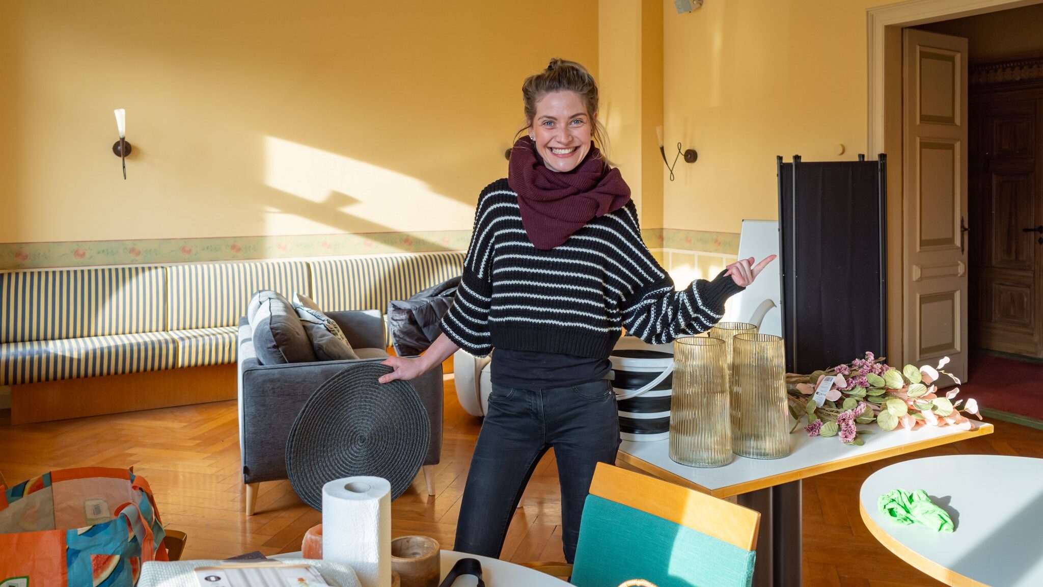 Beratungsraum eingerichtet Beratungsraum eingerichtet